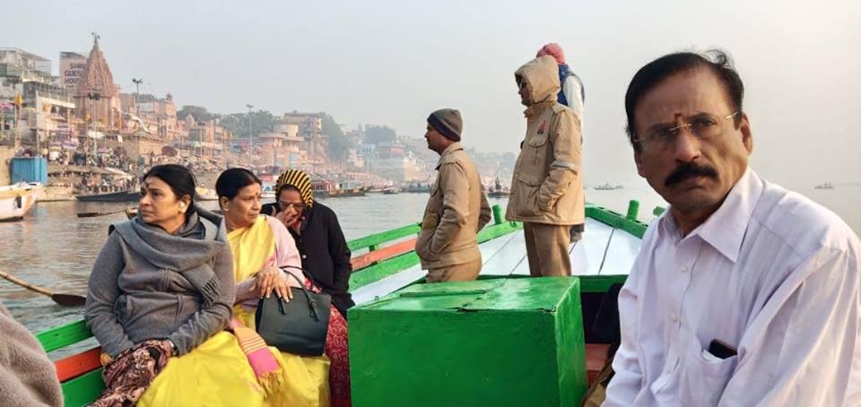 Durga sojourn to Kasi , boat journey
